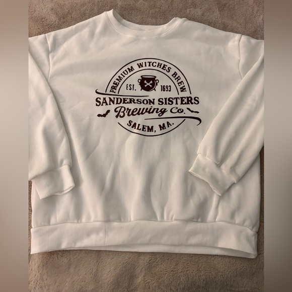 SHEIN EZwear Halloween Sanderson Sisters sweatshirt fits like a large - Picture 1 of 2